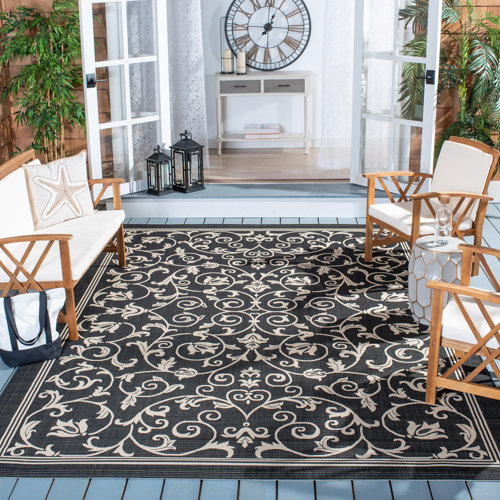 5' x 8' Brown & Tan Outdoor Rugs You'll Love Wayfair